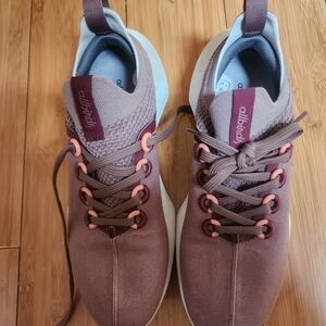 Allbirds Brown and Pink Sneakers